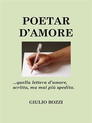 cover image of Poetar d'Amore